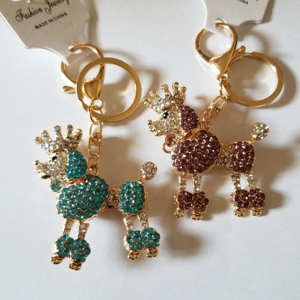 NWT 🐩Poodle keychain